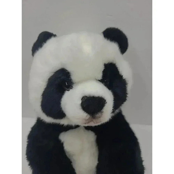 Vintage The Bearington Collection Plush Panda Bear Stuffed Animal Super Soft - Picture 2 of 6